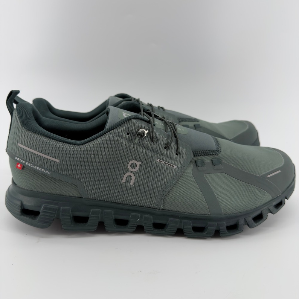 On Cloud Cloudwaterproof Forest Green Running Shoes Mens 14 Waterproof